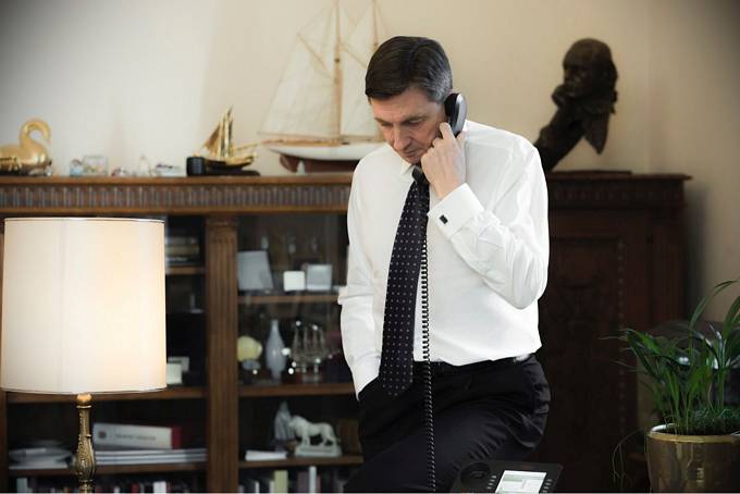 Predsednik Pahor ob svetovnem dnevu hrane in mednarodnem dnevu boja proti revini z izvrnim direktorjem WFP Davidom Beasleyjem, letonjim Nobelovim nagrajencem za mir
